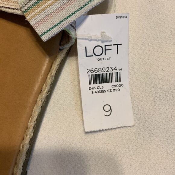 Loft Size 9 slide sandals with large bow detail NWT - Picture 7 of 8